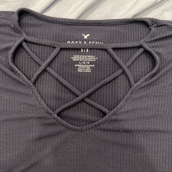 ✨SOLD✨American Eagle soft and sexy ribbed tee bundle - Picture 7 of 8
